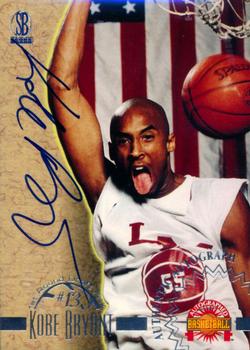1996 Score Board Autographed - Autographs Silver #NNO Kobe Bryant Front