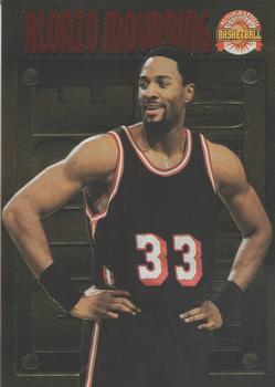 1996 Score Board Autographed - Pure Performance Gold #PP26 Alonzo Mourning Front