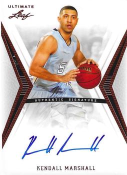 2012 Leaf Ultimate Draft #BA-KM2 Kendall Marshall Front