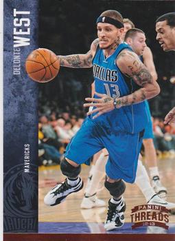 2012-13 Panini Threads #29 Delonte West Front
