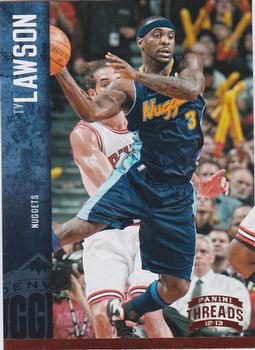 2012-13 Panini Threads #30 Ty Lawson Front