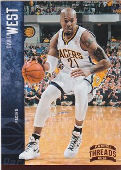 2012-13 Panini Threads #53 David West Front