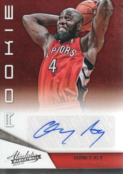 2012-13 Panini Absolute #153 Quincy Acy Front