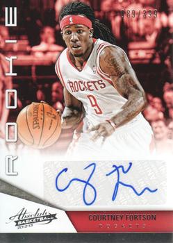 2012-13 Panini Absolute #206 Courtney Fortson Front