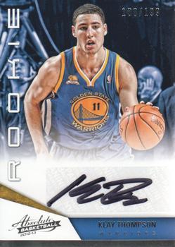 2012-13 Panini Absolute #241 Klay Thompson Front