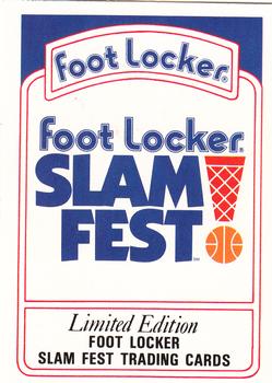 1991 Foot Locker Slam Fest #9 The Judges - Series 2 Checklist Front