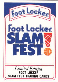1991 Foot Locker Slam Fest #10 Foot Locker Slam Fest Moments - Series 3 Checklist Front