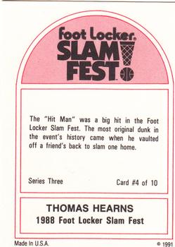 1991 Foot Locker Slam Fest #4 Thomas Hearns Back