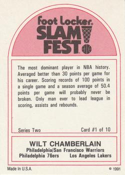 1991 Foot Locker Slam Fest #1 Wilt Chamberlain Back