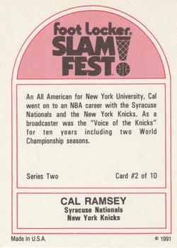 1991 Foot Locker Slam Fest #2 Cal Ramsey Back