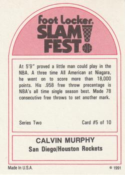 1991 Foot Locker Slam Fest #5 Calvin Murphy Back