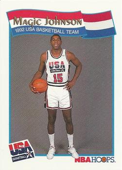 1991-92 Hoops McDonald's #54 Magic Johnson Front
