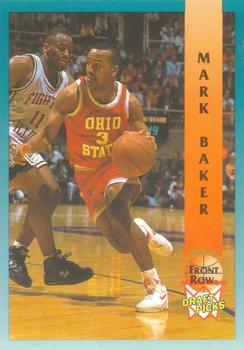 1992 Front Row Draft Picks #4 Mark Baker Front