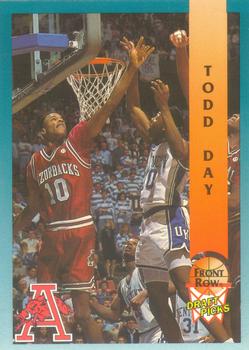 1992 Front Row Draft Picks #17 Todd Day Front