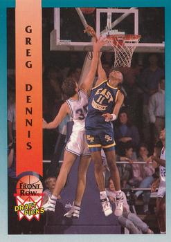 1992 Front Row Draft Picks #18 Greg Dennis Front