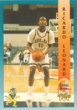 1992 Front Row Draft Picks #39 Ricardo Leonard Front
