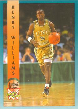 1992 Front Row Draft Picks #75 Henry Williams Front