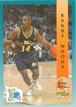 1992 Front Row Draft Picks #78 Randy Woods Front