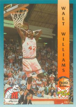 1992 Front Row Draft Picks #94 Walt Williams Front