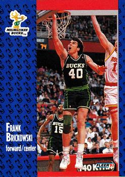 1991-92 Fleer Tony's Pizza #S-6 Frank Brickowski Front