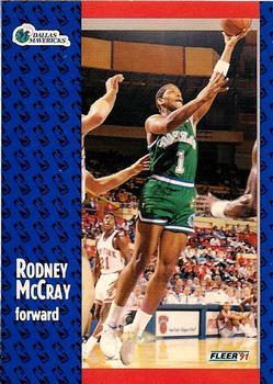 1991-92 Fleer Tony's Pizza #S-38 Rodney McCray Front