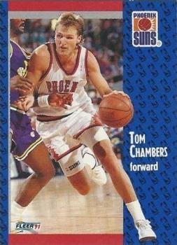 1991-92 Fleer Tony's Pizza #S-41 Tom Chambers Front
