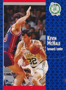 1991-92 Fleer Tony's Pizza #S-71 Kevin McHale Front