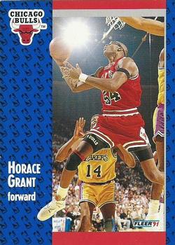 1991-92 Fleer Tony's Pizza #S-84 Horace Grant Front