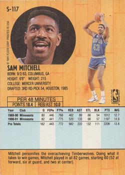 1991-92 Fleer Tony's Pizza #S-117 Sam Mitchell Back