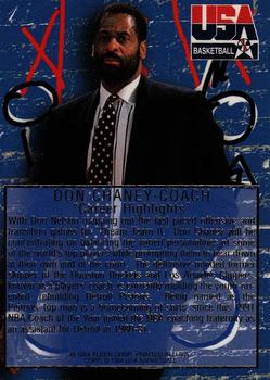 1994 Flair USA #1 Don Chaney Back