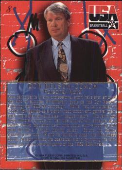 1994 Flair USA #8 Don Nelson Back
