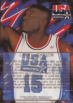 1994 Flair USA #33 Larry Johnson Back