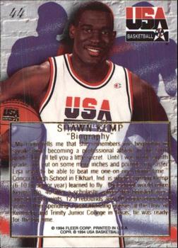 1994 Flair USA #44 Shawn Kemp Back