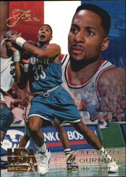 1994 Flair USA #65 Alonzo Mourning Front