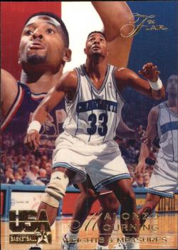 1994 Flair USA #70 Alonzo Mourning Front