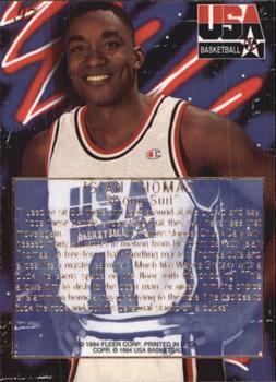 1994 Flair USA #97 Isiah Thomas Back