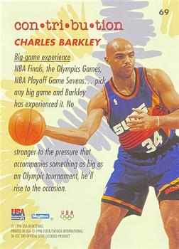 1996 SkyBox USA #69 Charles Barkley Back