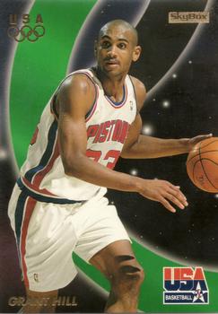 1996 SkyBox USA #2 Grant Hill Front