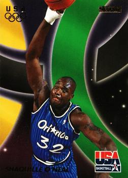 1996 SkyBox USA #7 Shaquille O'Neal Front