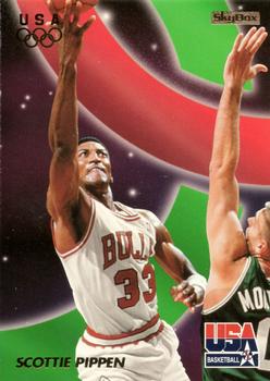 1996 SkyBox USA #35 Scottie Pippen Front