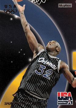 1996 SkyBox USA #37 Shaquille O'Neal Front