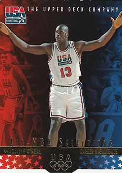 1996 Upper Deck USA #18 Shaquille O'Neal Front