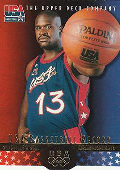 1996 Upper Deck USA #20 Shaquille O'Neal Front