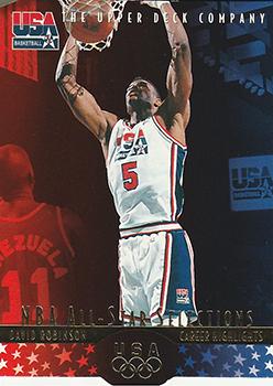 1996 Upper Deck USA #30 David Robinson Front