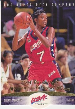 1996 Upper Deck USA #71 Sheryl Swoopes Front
