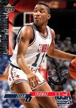 1994 Upper Deck USA - Gold Medal #70 Isiah Thomas Front