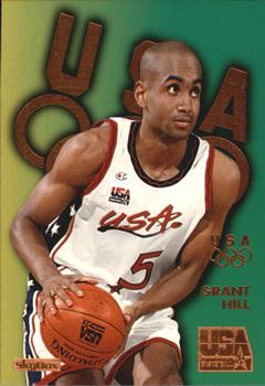 1996 SkyBox USA - Bronze #B2 Grant Hill Front