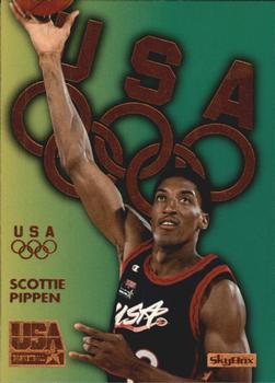 1996 SkyBox USA - Bronze #B5 Scottie Pippen Front