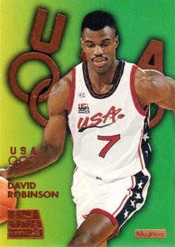 1996 SkyBox USA - Bronze #B8 David Robinson Front