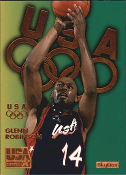 1996 SkyBox USA - Bronze #B9 Glenn Robinson Front